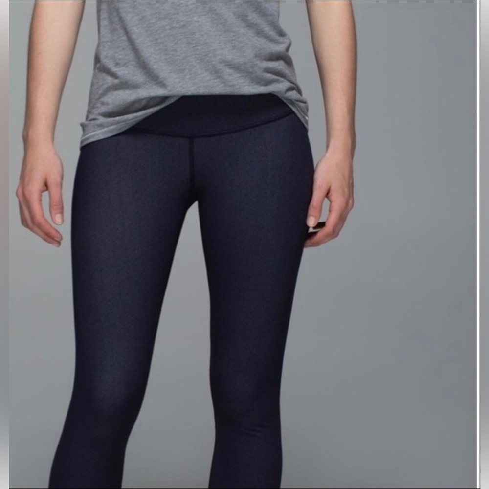 Lululemon Wunder Under Denim size 4